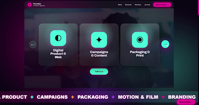 Cover image for 🚀 Neon Digital Agency Website