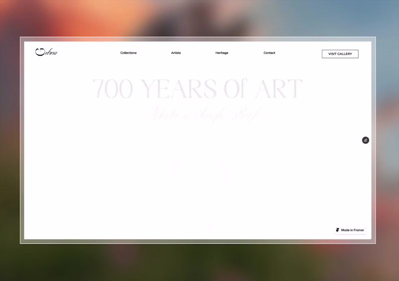 Cover image for Explore a New Hero Concept: Blend Artistry with Web Design