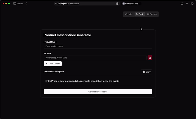 Cover image for AI-Powered Product Description Generator for E-commerce