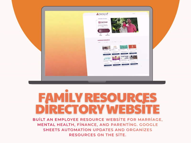 Cover image for Family Resources Directory Website