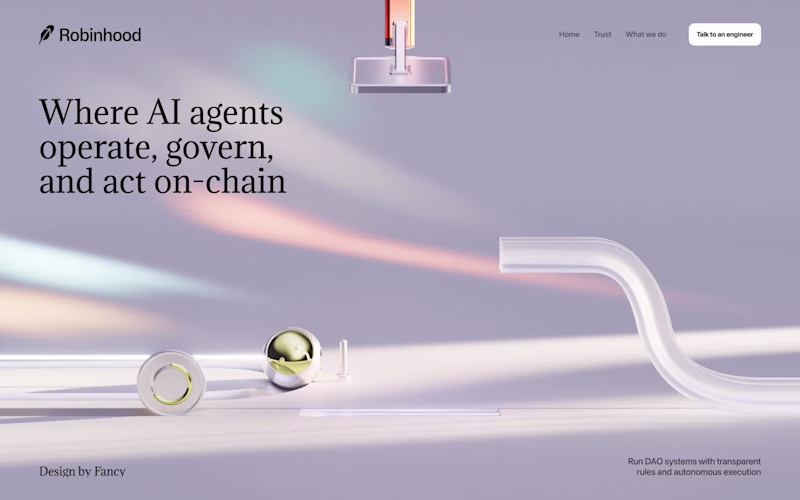 Cover image for Robinhood — Hero Section Concept