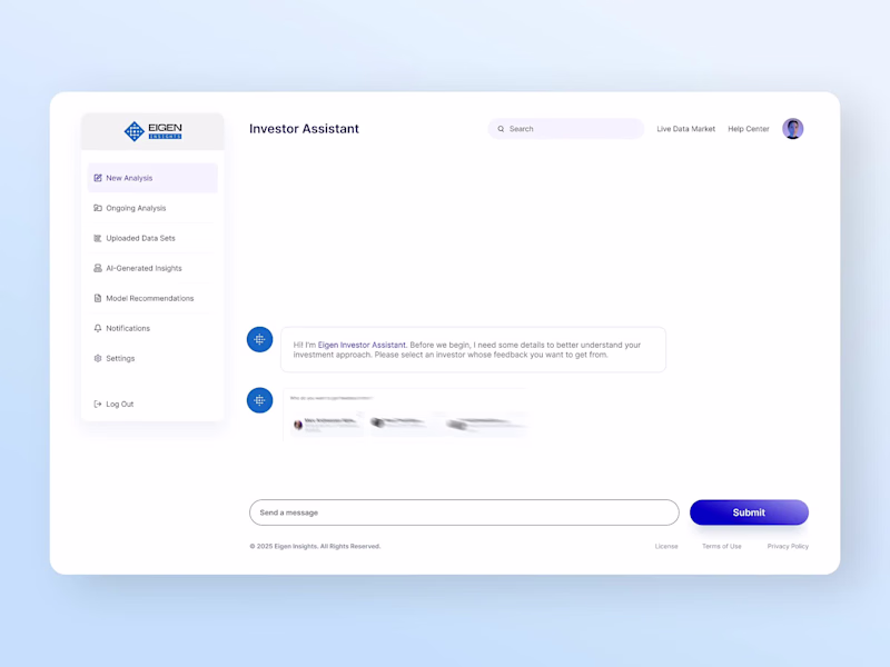 Cover image for Eigen Insight's AI chatbot for