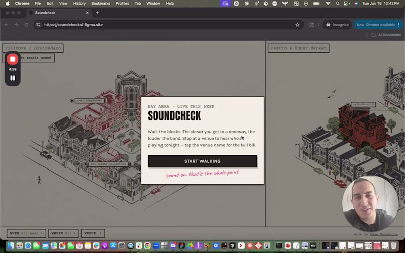 Cover image for Excited to submit "soundchecksf" a