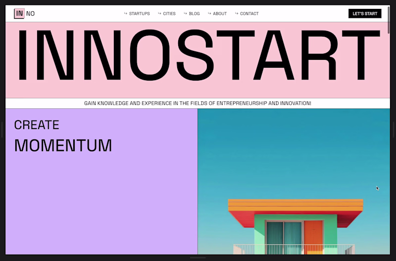 Cover image for Innostart — Startup and Innovation Template