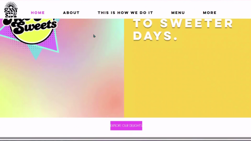 Cover image for Website Design for an 80s inspired Bakery