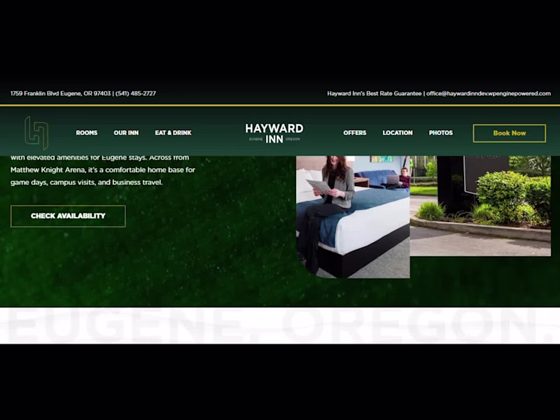 Cover image for Hayward Inn Website Development