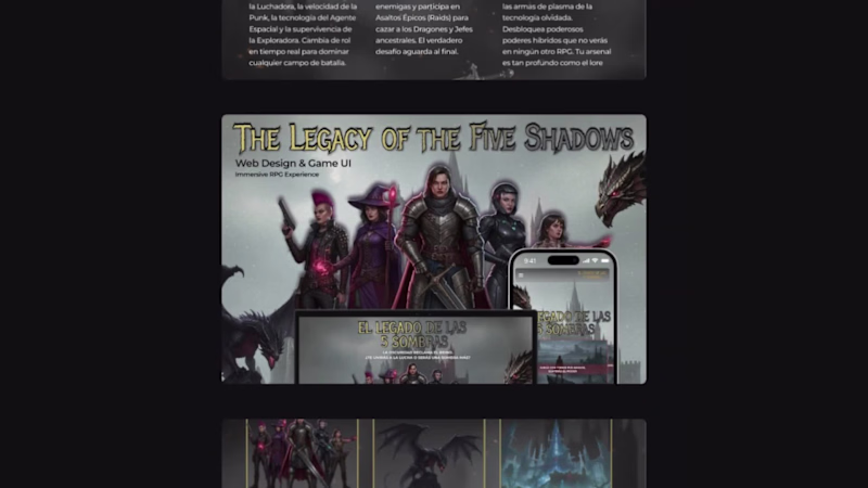 Cover image for Game UI & UX | Landing Page - Home Page