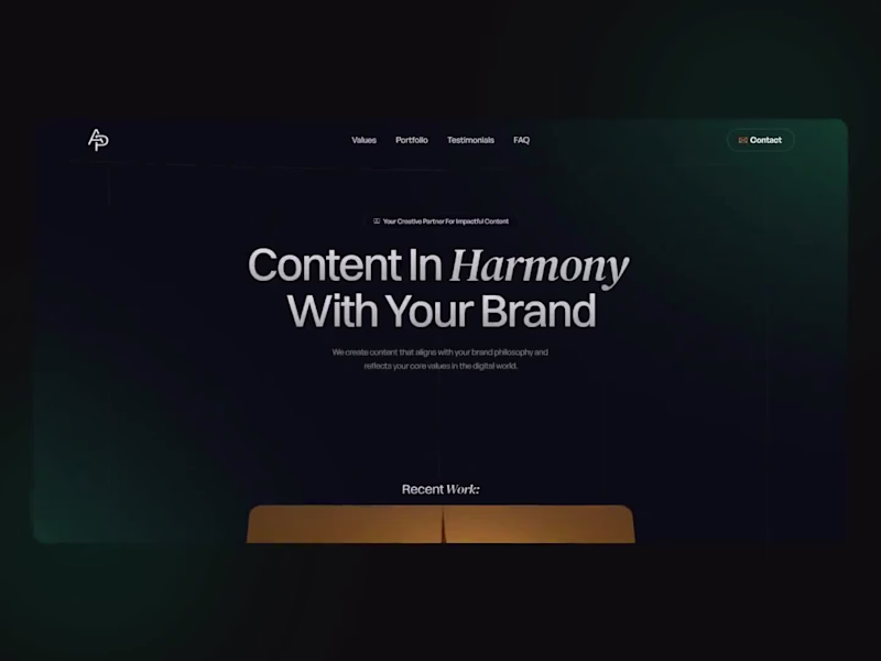 Cover image for AP Production - Design & Framer Development