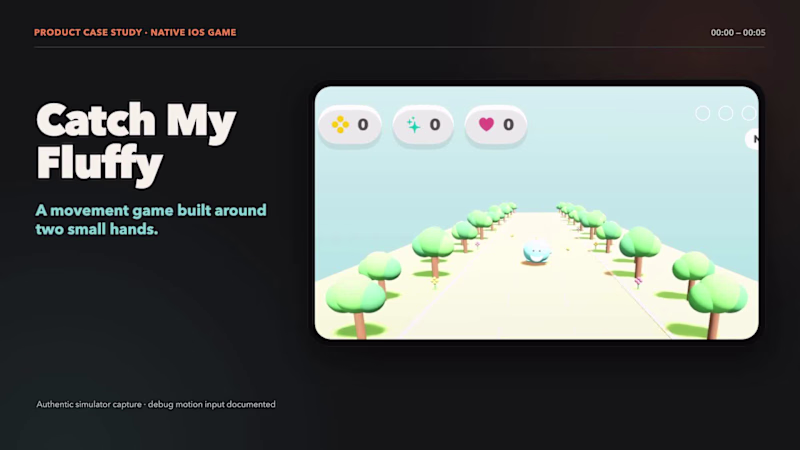 Cover image for Catch My Fluffy: Interactive TV Game for Kids