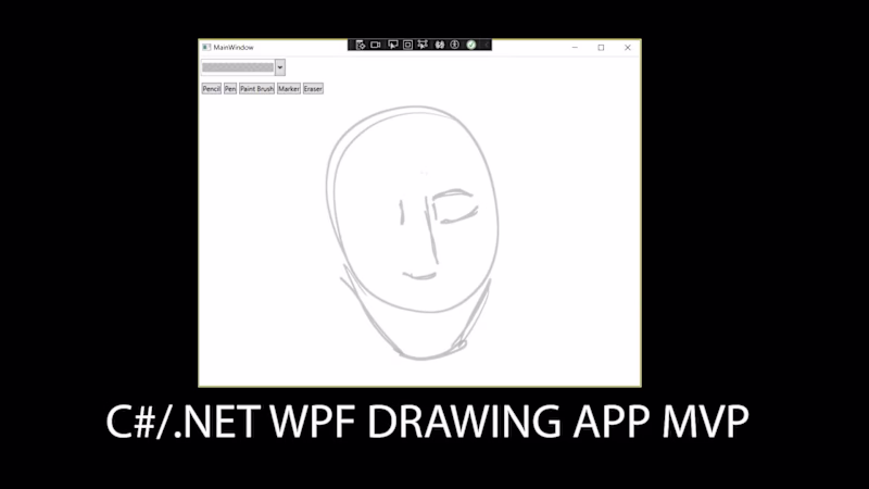 Cover image for MVP Drawing App Made with WPF in .NET/C# Framework