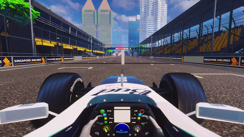 Cover image for F1 vr simulation