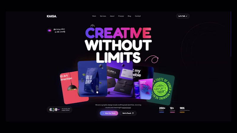 Cover image for 🚀 CREATIVE AGENCY WEBSITE CONCEPT
A