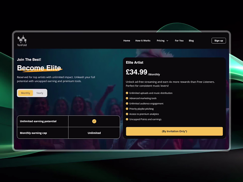 Cover image for Develop website for Tenfold one