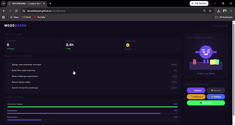 Cover image for Enhance Your Workflow with BLOO: Real-Time Mood-Based Animation