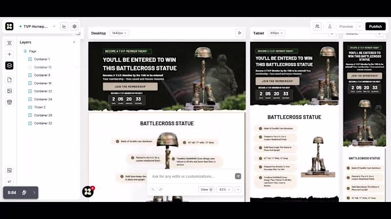 Cover image for TVP homepage is one of