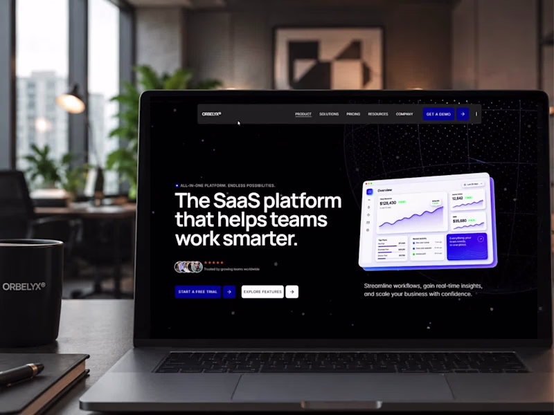 Cover image for Orbelyx is a modern SaaS