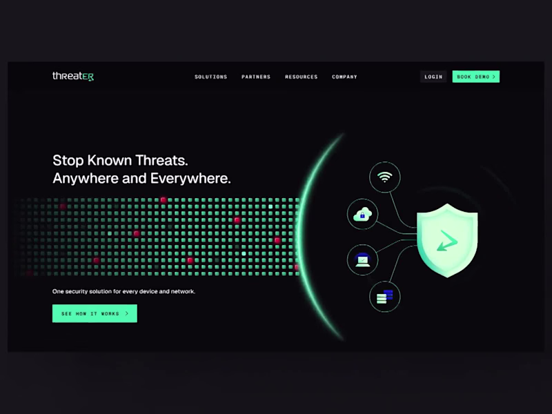 Cover image for Interactive Hero and Icon Animations for threatER