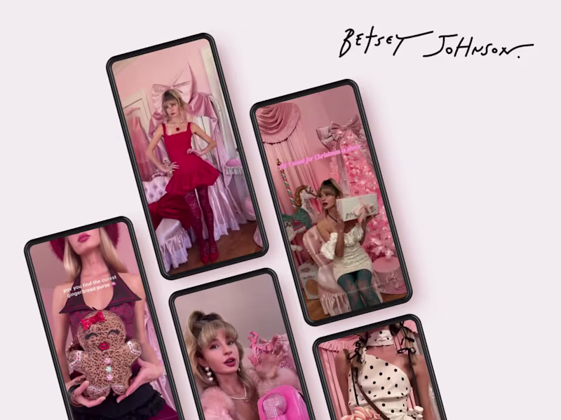 Cover image for Creator Management: Holiday UGC Campaign | Betsey Johnson