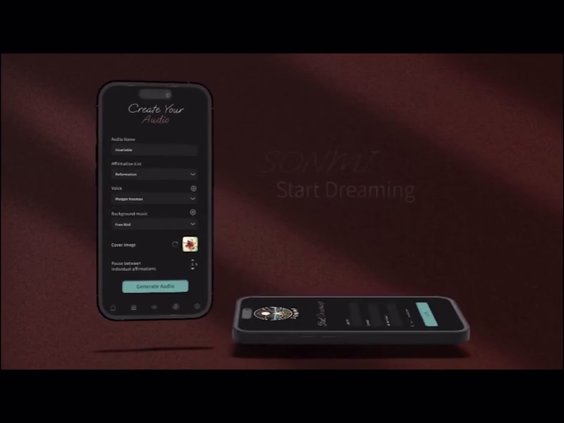 Cover image for SONMI - Affirmation Generator Platform (Web, Android & iOS)