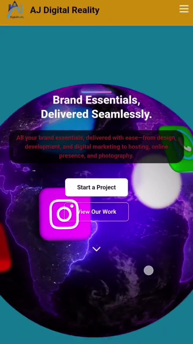 Cover image for Interactive 3D Web Experience for Digital Marketing Agency