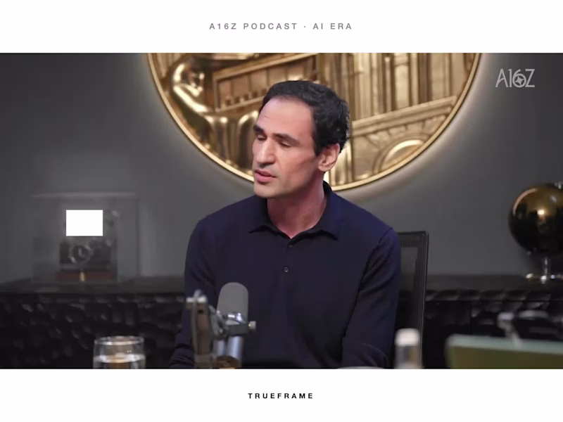 Cover image for a16z AI Era Podcast Trailer (Concept)