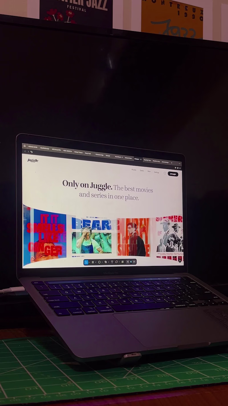 Cover image for Streaming website hero section exploration