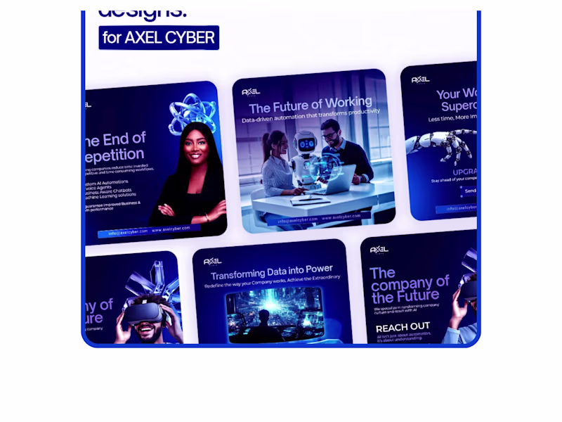 Cover image for Social Media & Ad Design - AI Agency