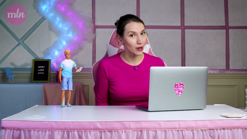 Cover image for Intro Talking head video for Mommy Labor Nurse - Logo Animat...