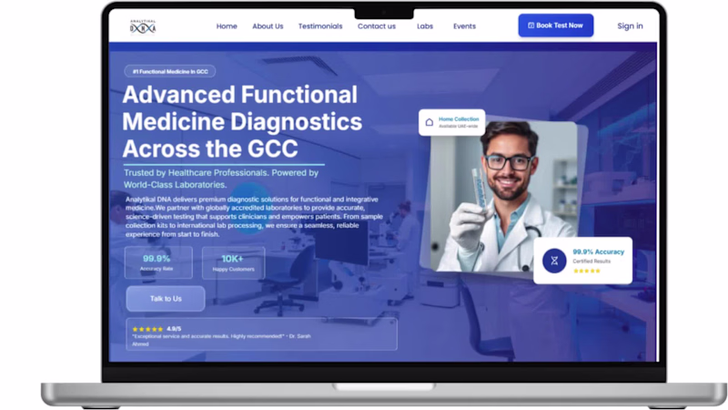 Cover image for Analytikal DNA Website Design