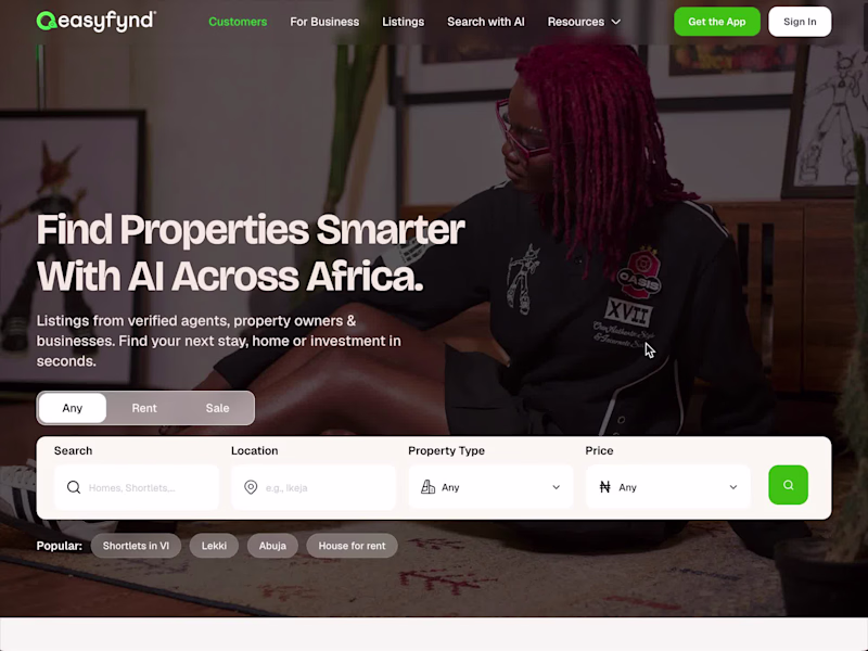 Cover image for Built EasyFynd, a real estate