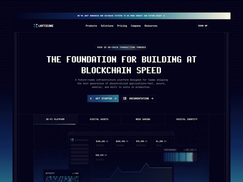 Cover image for Latticore - Web3 Infrastructure Platform