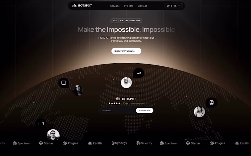 Cover image for Hotspot Website | Framer & Rive