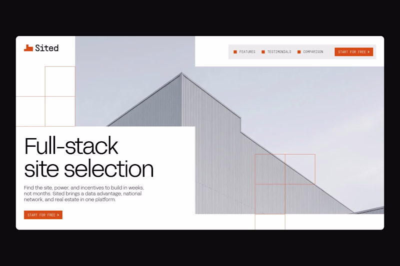 Cover image for Sited Webflow Development for Industrial Platform