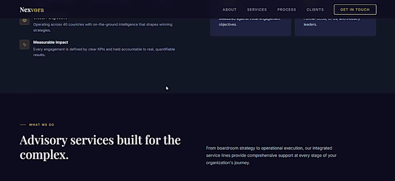 Cover image for Website landing page for Cooperate