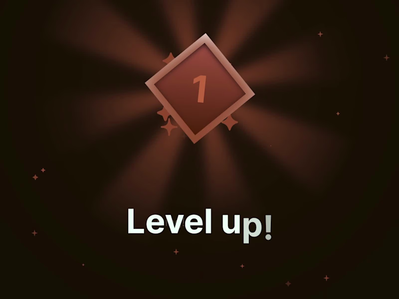 Cover image for Rive Level up screen with data binding