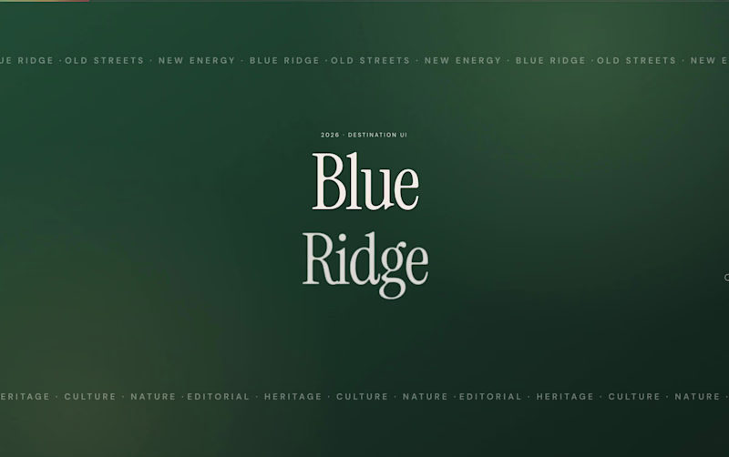 Cover image for Blue Ridge County Digital Experience Design