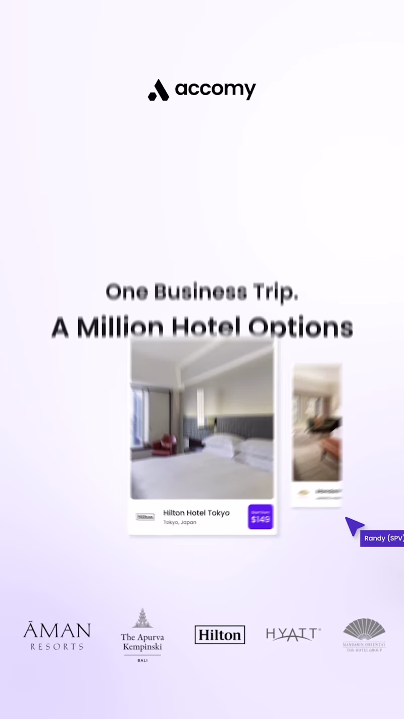 Cover image for A motion design for Accomy's social ads
