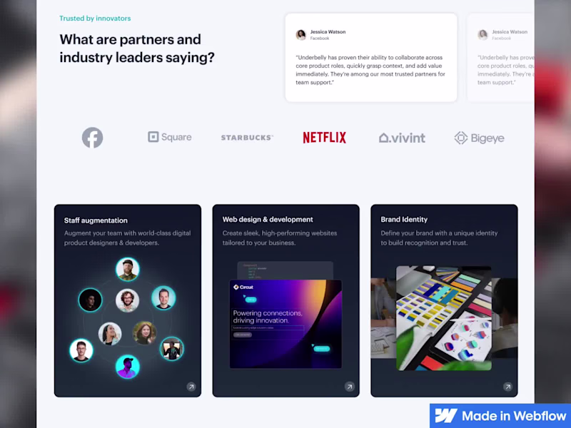 Cover image for Underbelly - Webflow Development