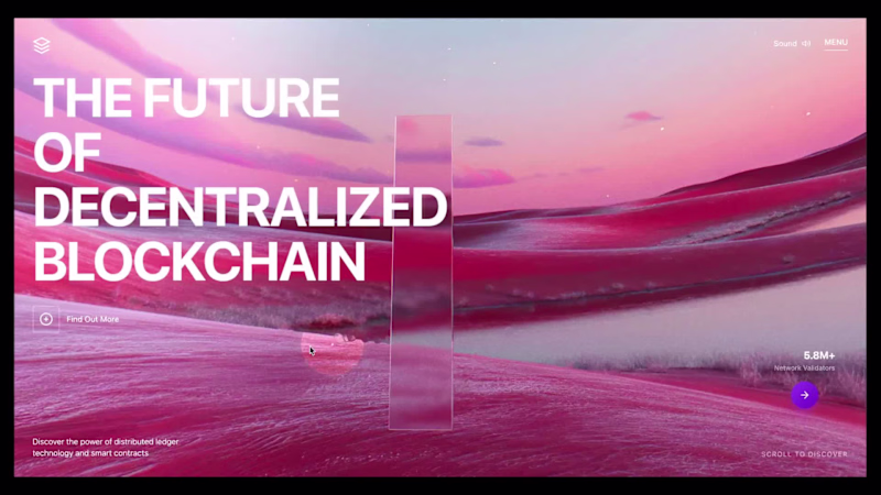 Cover image for Immersive Landing page that I recently designed, UI is inspi...