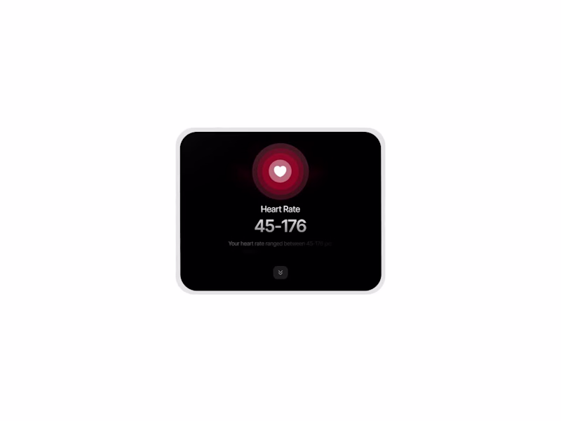 Cover image for Heart Rate, UI Animation in After Effects.
