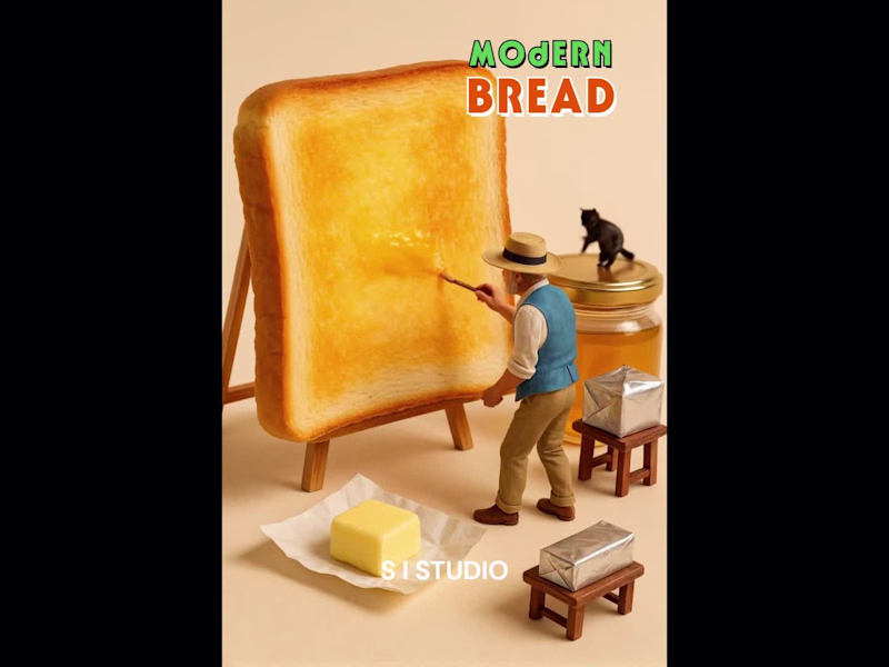 Cover image for Modern Bread AI Advertisement