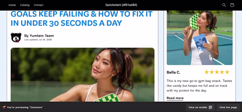Cover image for Desktop view of an advertorial