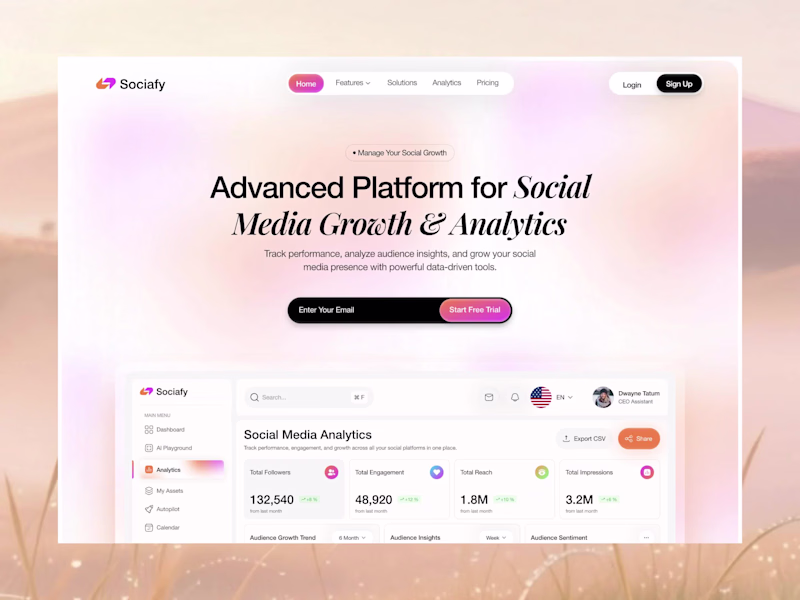 Cover image for Sociafy – Social Media Growth