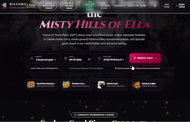 Cover image for AK Ristoro Ella-Full completed digital solution web Solution