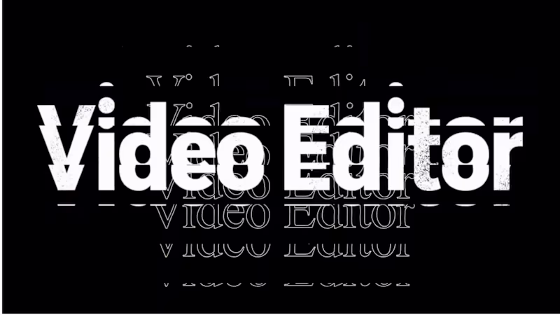 Cover image for Professional Vedio editor