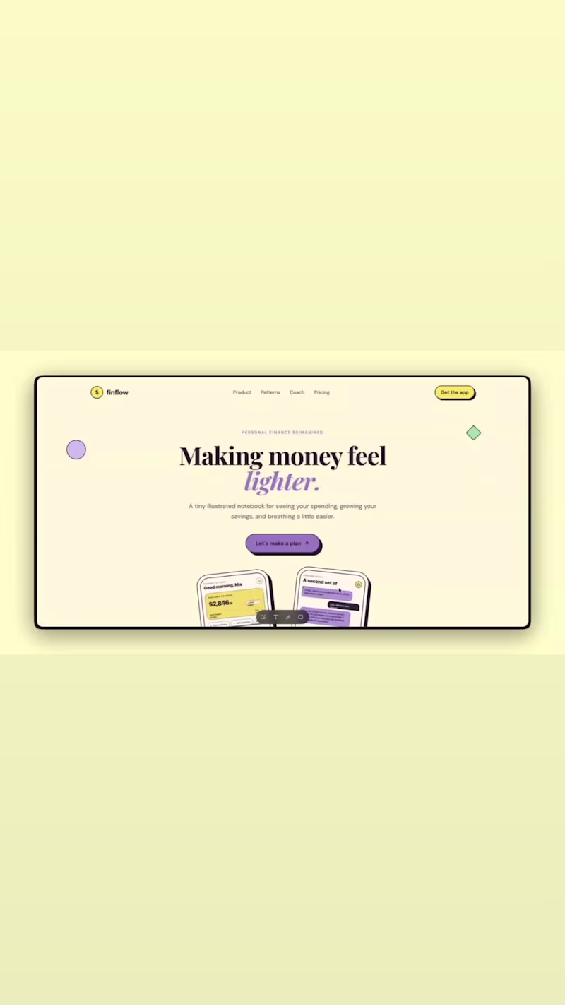 Cover image for Finflow App Landing Page. What FinFlow Does & The Problem It...