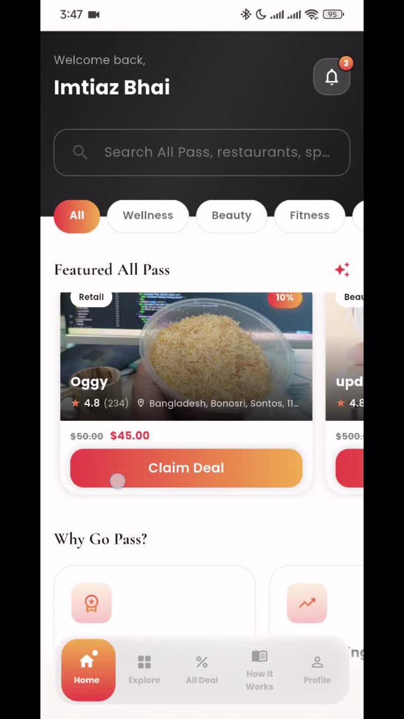 Cover image for Successfully developed a discount pass