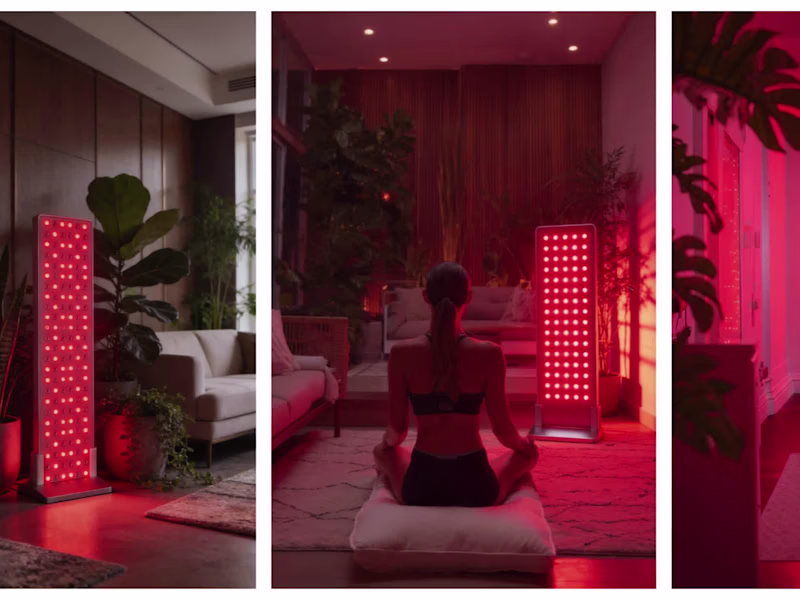 Cover image for AI-Assisted Images for Red Light Therapy Brand