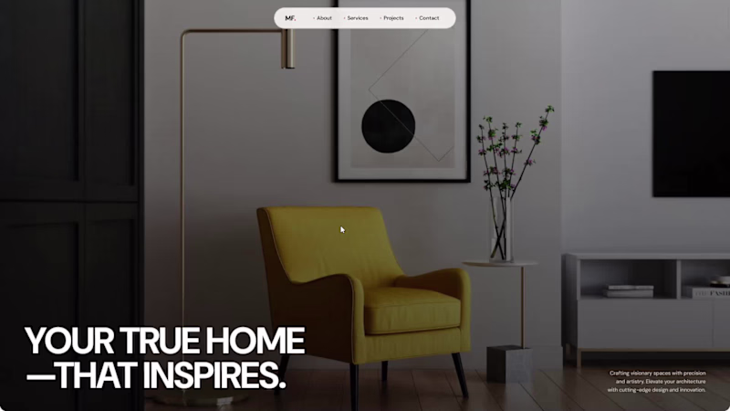 Cover image for Innovative Architecture Studio Website Design from Scratch