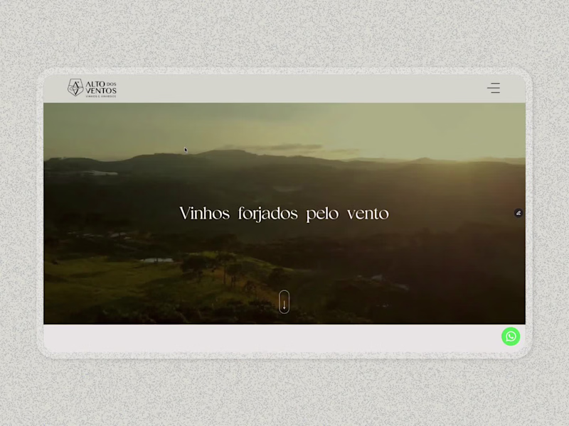 Cover image for Vinícola Alto dos Ventos Immersive Website Design